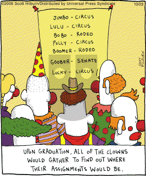 The Argyle Sweater - Thursday October 23, 2008 Comic Strip