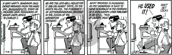 Doonesbury on Sunday January 11, 1998 Comic Strip