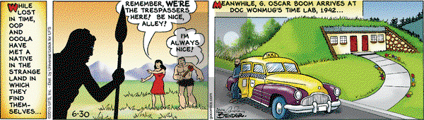 Alley Oop on Tuesday June 30, 2015 Comic Strip