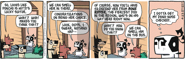 Pooch Cafe on Thursday April 23, 2015 Comic Strip