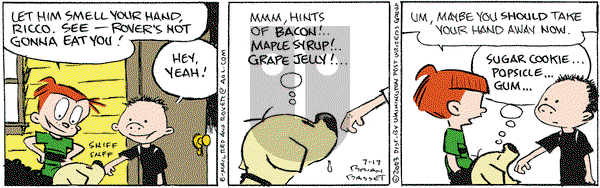 Red and Rover on Thursday July 17, 2003 Comic Strip