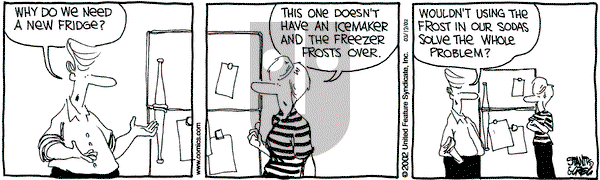 The Buckets on Tuesday March 12, 2002 Comic Strip