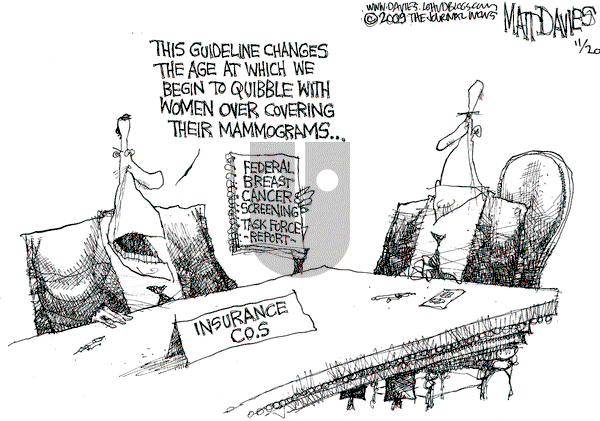 Matt Davies on Friday November 20, 2009 Comic Strip