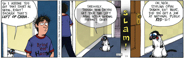 Get Fuzzy on Wednesday July 1, 2015 Comic Strip