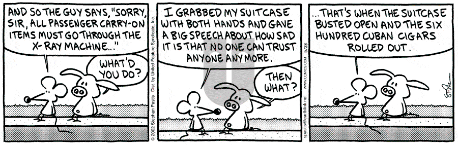 Pearls Before Swine - Tuesday May 28, 2002 Comic Strip