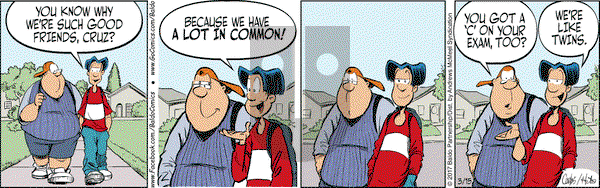 Baldo on Wednesday March 15, 2017 Comic Strip