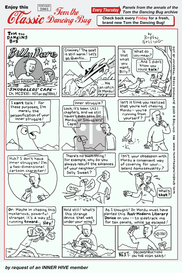 Tom the Dancing Bug on Thursday August 18, 2016 Comic Strip