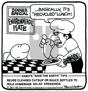 Ziggy on Monday September 24, 1990 Comic Strip