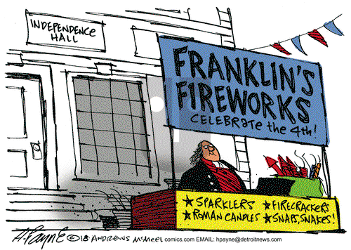 Henry Payne on Tuesday July 3, 2018 Comic Strip