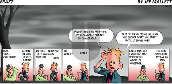 Frazz on Sunday November 12, 2017 Comic Strip