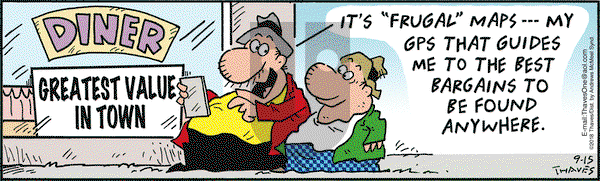 Frank and Ernest on Saturday September 15, 2018 Comic Strip