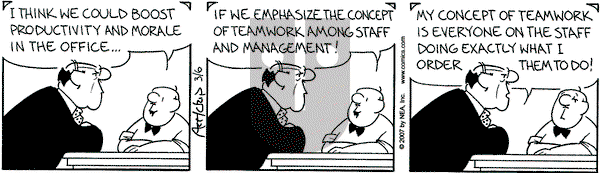 The Born Loser on Monday March 12, 2007 Comic Strip