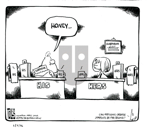 Tom Toles on Monday March 9, 1998 Comic Strip