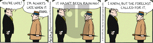 The Born Loser on Monday September 22, 2014 Comic Strip