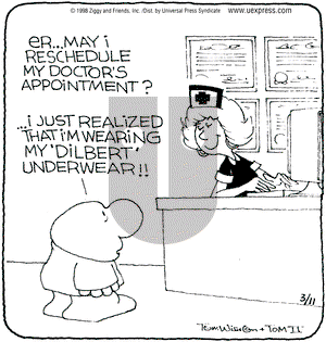 Ziggy on Wednesday March 11, 1998 Comic Strip