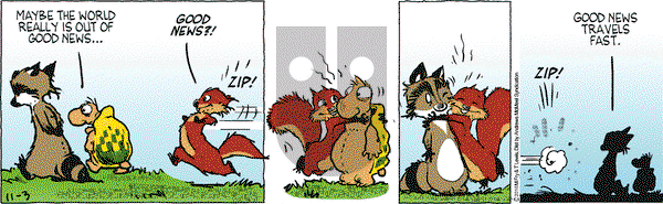 Over the Hedge on Saturday November 3, 2018 Comic Strip