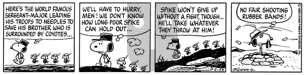 Peanuts on Wednesday February 23, 1983 Comic Strip