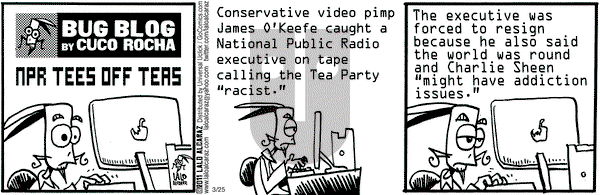 La Cucaracha on Friday March 25, 2011 Comic Strip