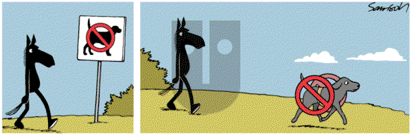 Dark Side of the Horse on Monday March 10, 2014 Comic Strip