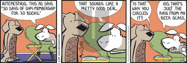 DeFlocked on Monday January 29, 2018 Comic Strip