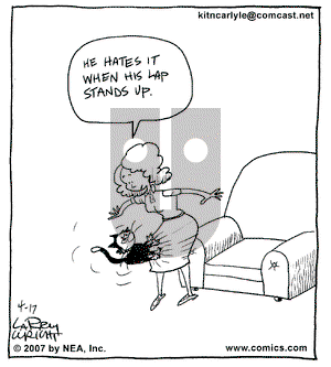 Kit 'N' Carlyle on Tuesday April 17, 2007 Comic Strip