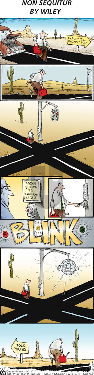 Non Sequitur on Sunday April 10, 2011 Comic Strip