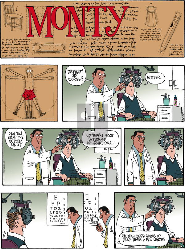 Monty on Sunday December 3, 2017 Comic Strip