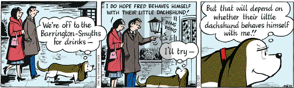 Fred Basset on Friday February 1, 2013 Comic Strip