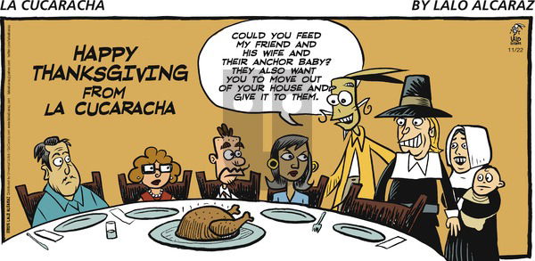 La Cucaracha on Sunday November 22, 2015 Comic Strip