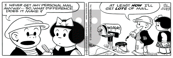 Nancy on Wednesday August 30, 2006 Comic Strip