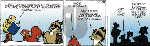 Over the Hedge on Tuesday December 23, 2014 Comic Strip