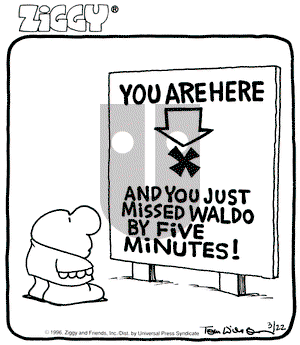 Ziggy on Friday March 22, 1996 Comic Strip