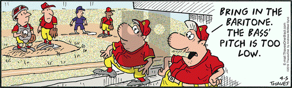 Frank and Ernest on Friday April 5, 2019 Comic Strip