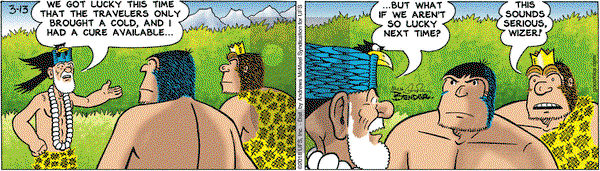 Alley Oop on Tuesday March 13, 2018 Comic Strip