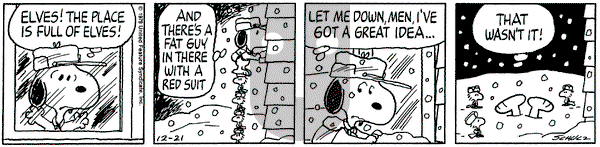 Peanuts on Friday December 21, 1979 Comic Strip