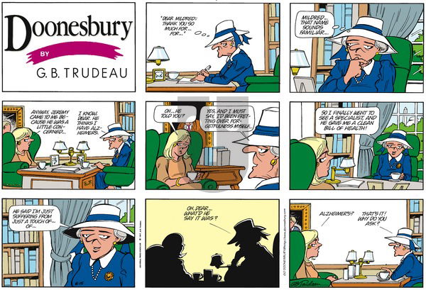 Doonesbury on Sunday June 15, 1997 Comic Strip