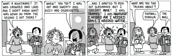 Cathy Classics on Monday December 2, 1996 Comic Strip