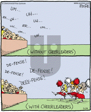 In the Bleachers - Monday March 29, 2004 Comic Strip