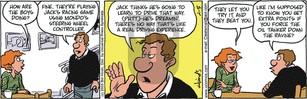 Cleats on Sunday March 13, 2005 Comic Strip
