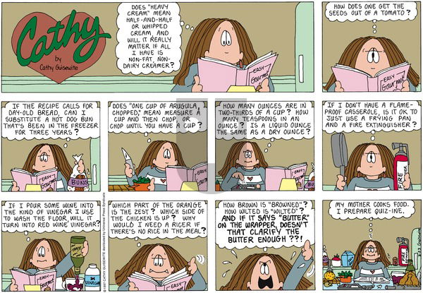 Cathy Classics on Sunday March 23, 1997 Comic Strip
