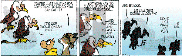 Over the Hedge on Wednesday November 21, 2018 Comic Strip