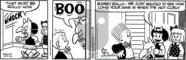 Nancy on Thursday August 15, 2002 Comic Strip