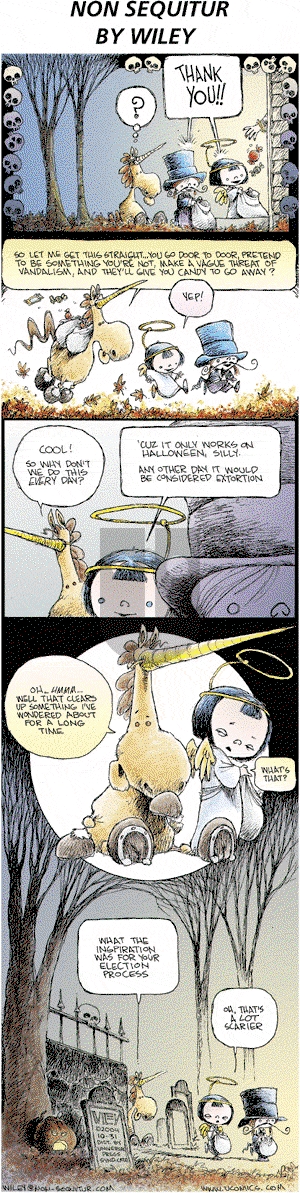 Non Sequitur on Sunday October 31, 2004 Comic Strip