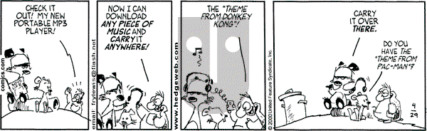 Over the Hedge on Saturday April 29, 2000 Comic Strip