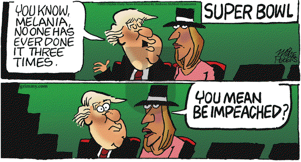 Mike Peters on Monday February 10, 2025 Comic Strip