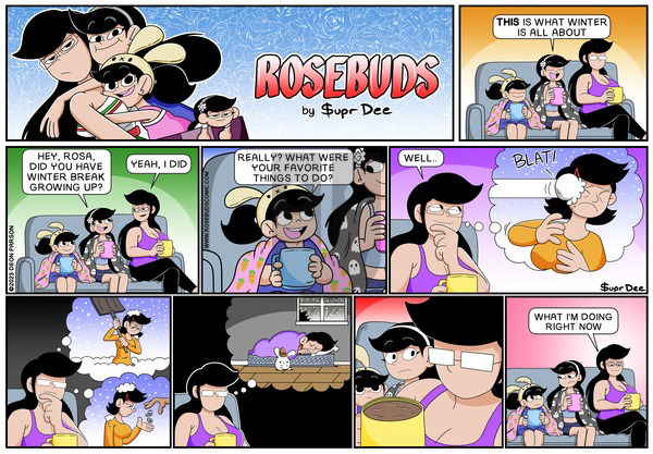 Rosebuds on Sunday January 1, 2023 Comic Strip