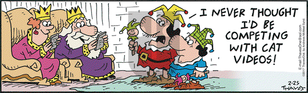 Frank and Ernest on Saturday February 25, 2017 Comic Strip