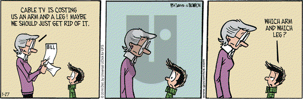 Grand Avenue on Wednesday January 27, 2016 Comic Strip