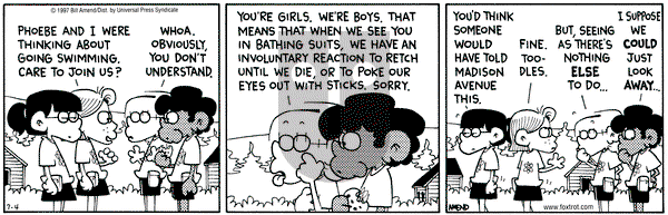 FoxTrot - Friday July 4, 1997 Comic Strip