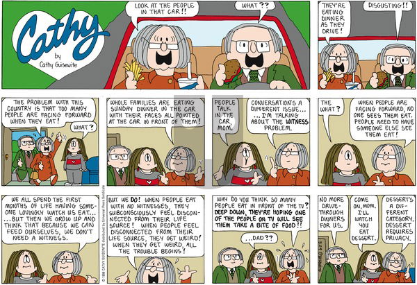 Cathy Classics on Sunday March 29, 1998 Comic Strip